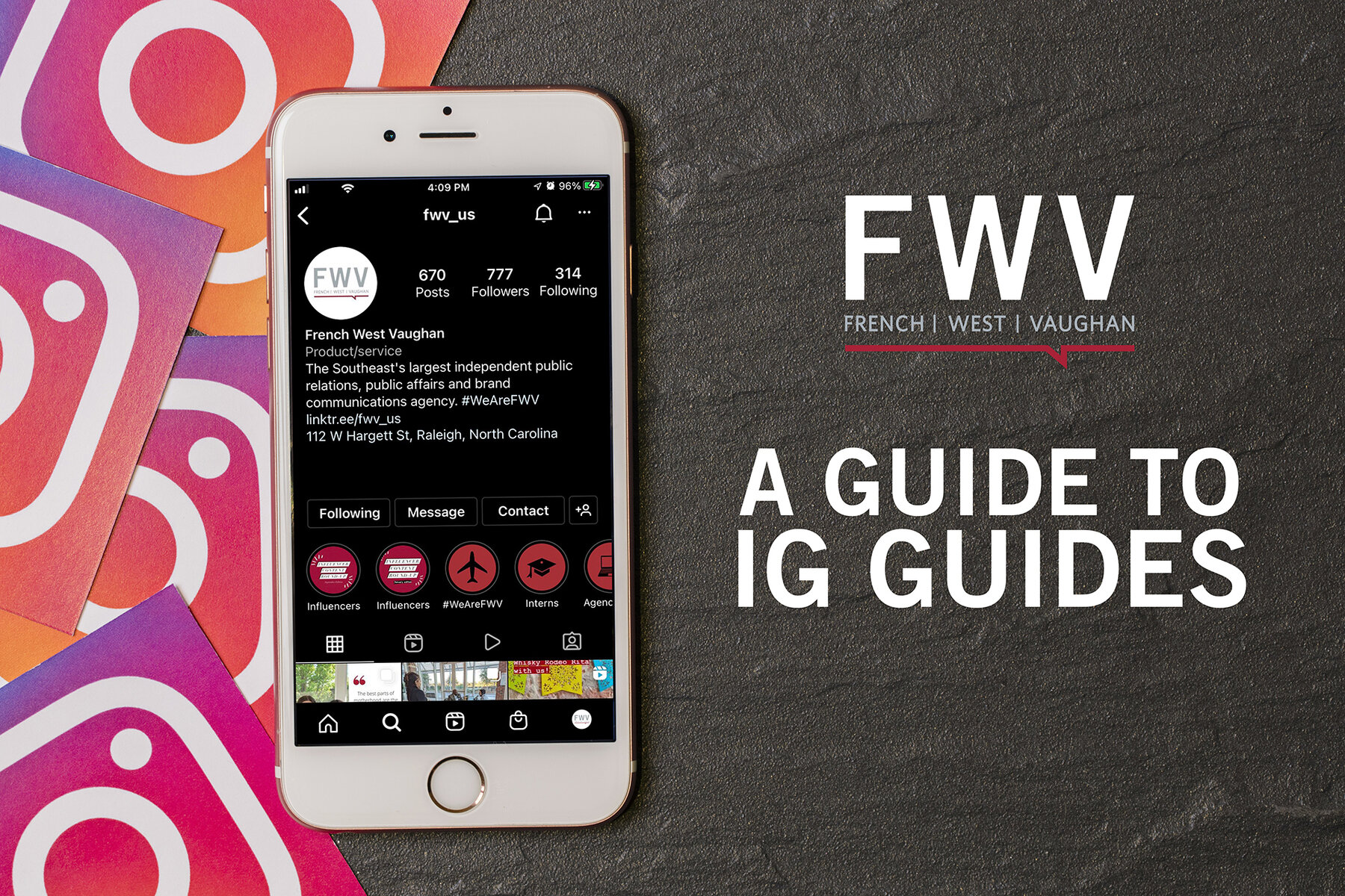 FWV guide to IG guides